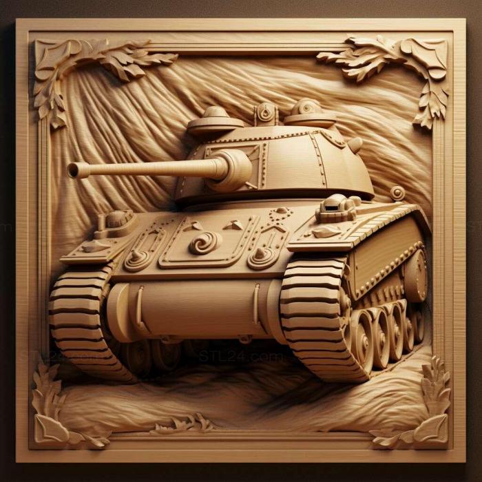 Games (Tank Ace 1, GAMES_3633) 3D models for cnc